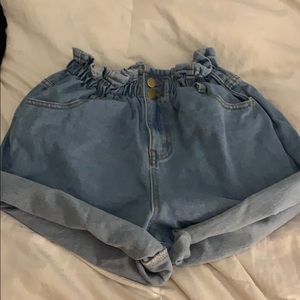 princess polly paper bag shorts US 4